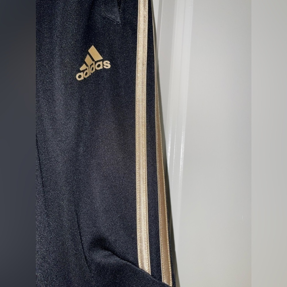 Adidas Black Trio Soccer Joggers - Picture 3 of 5